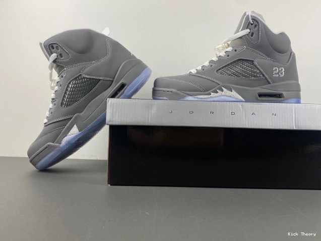 Kick Theory 136027-005 Retro Air Wolf Jordan 5 Grey 0630